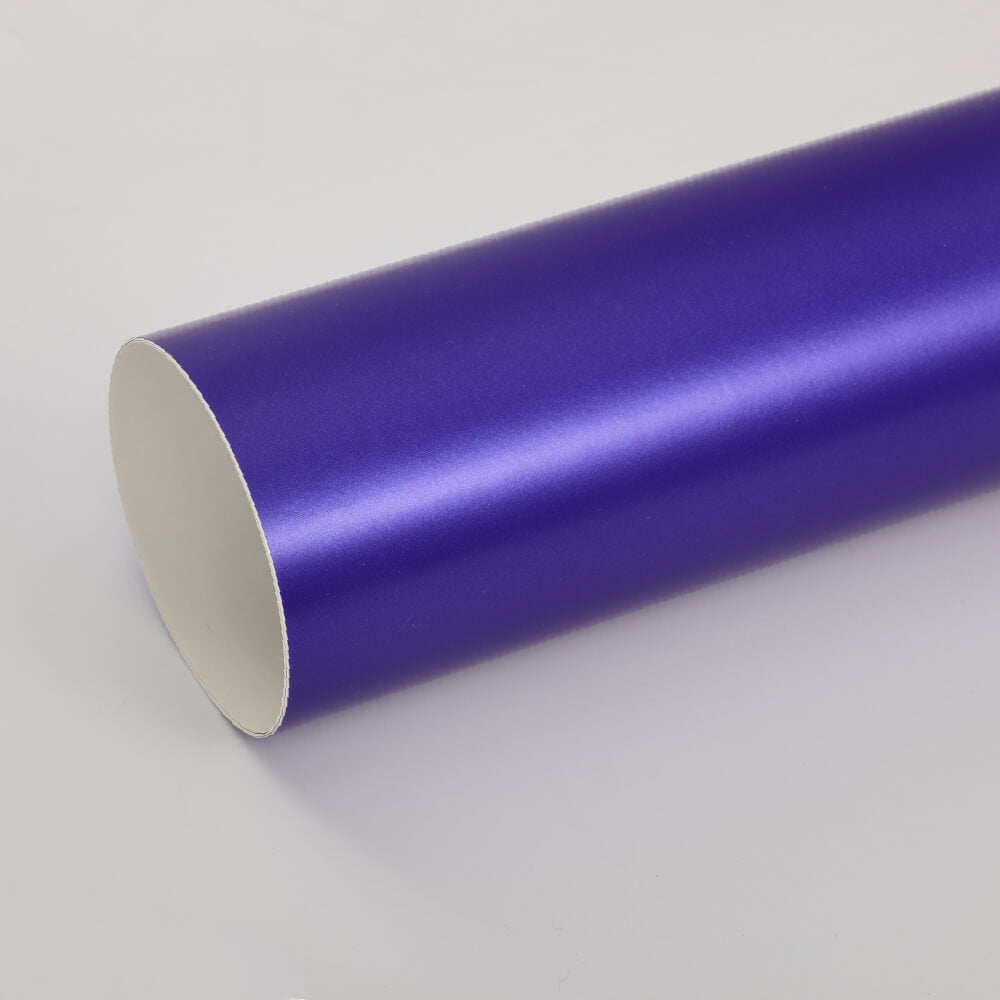 Film vinyle covering violet satin chrome